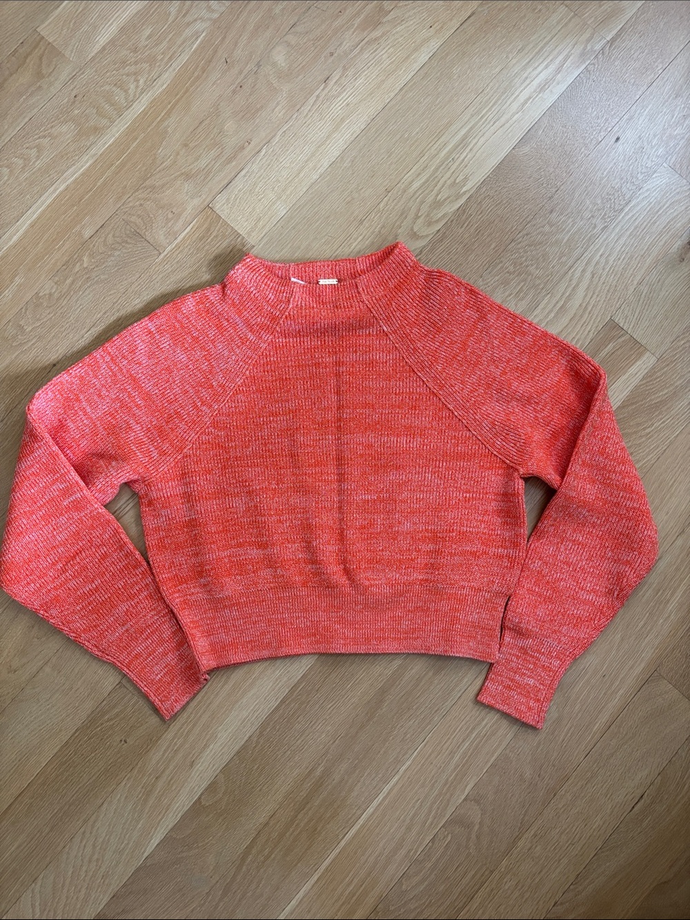 Free People Orange Sweater